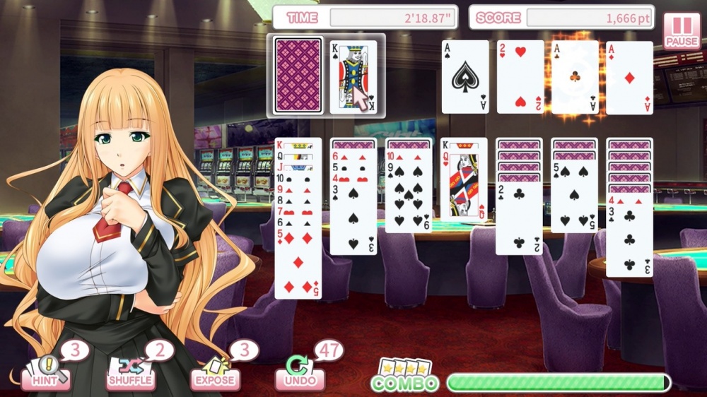 美少女接龙扑克 PLUS Pretty Girls Klondike Solitaire PLUS|官方中文|NSZ|原版|