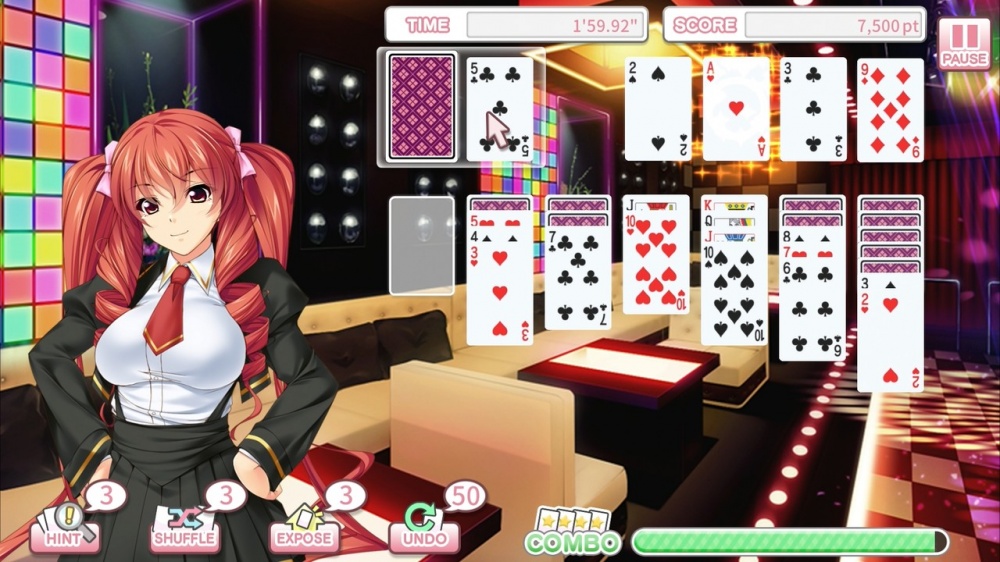 美少女接龙扑克 PLUS Pretty Girls Klondike Solitaire PLUS|官方中文|NSZ|原版|